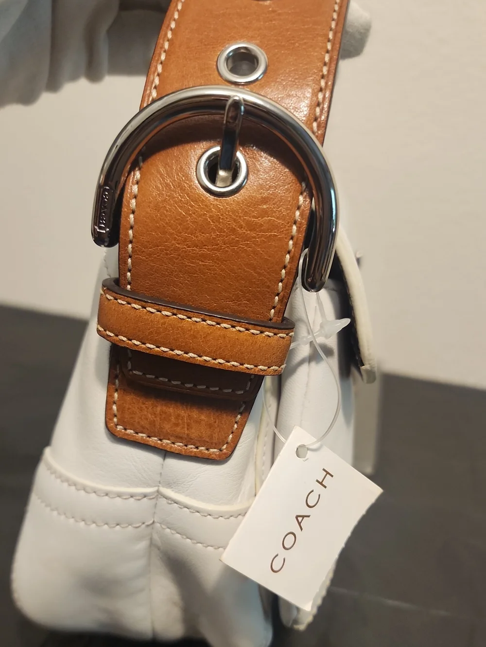 Coach Vintage Soho Leather Pocket Flap Shoulder Bag